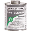 Weld-On C-65 PVC/CPVC/ABS/Styrene Cleaner, Clear, Low VOC, 1 Quart (32 Fl. Oz.)