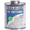 Weld-On 32 oz. Wet N Fast PVC 735 Cement in Blue Weld-On 32 oz. Wet N Fast PVC 735 Cement in Blue