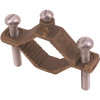 THOMAS & BETTS 1-1/4 in. - 2 in. Type-J Bronze Ground Clamp