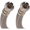 Fluidmaster 3/4 in. F.I.P. x 3/4 in. F.I.P. x 24 in. L Braided Stainless Steel Water Heater Connector