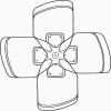 Mars Motors & Armatures FAN BLADE 12 IN. CW4