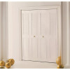 Dunbarton Corporation DUNBARTON THE CLASSIC METAL BI-FOLD DOOR, IVORY, 4 PANEL, 48X80 IN.