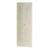 Dunbarton Corporation DUNBARTON THE LOUVER II METAL BI-FOLD DOOR, IVORY, 24X80 IN.