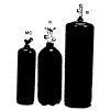 20 R 0.9 in. Regulator Oxygen Gas Tank