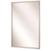 Bradley BX series W24" x H36" Polished Mirror Tempered in Stainless Steel