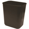Continental 13-5/8 Qt. Commercial Plastic Trash Can in Black Continental 13-5/8 Qt. Commercial Plastic Trash Can in Black