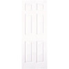 Masonite 30 in. x 80 in. Textured 6-Panel Primed White Hollow Core Composite Interior Door Slab Masonite 30 in. x 80 in. Textured 6-Panel Primed White Hollow Core Composite Interior Door Slab
