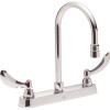 Delta Commercial 8 in. Widespread 2-Handle High-Arc Bathroom Faucet in Chrome