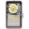 Intermatic T100 Series 120-Volt 24-Hour Indoor/Outdoor Mechanical Timer Switch DPST, Gray