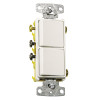 HUBBELL WIRING 15 Amp 3-Way Rocker Switch, White