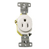 HUBBELL WIRING RECEPTACLE 15A SELF GROUND TAMPER PROOF WEATHER PROOF IVORY