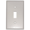 Leviton 1-Gang Toggle Wall Plate, White