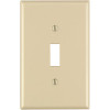 Leviton Ivory 1-Gang Toggle Wall Plate (1-Pack)