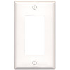 Leviton 1-Gang Decora Midsize Wall Plate, White