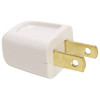 Satco 10 Amp 125-Volt Quick Connect Plug with 2-Wire, White