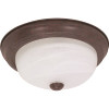 Elektra 2-Light Old Bronze Flushmount