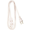 Southwire 15 ft. 16/2 White Household Cube Tap Extension Cord