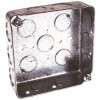 RACO 4 in. Square Box with Fifteen 1/2 in. KO's