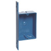 Carlon PVC Blue 1-Gang 8 cu. in. New Work Electrical Switch and Outlet Box