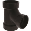 NIBCO 2 in. x 2 in. x 1-1/2 in. ABS DWV All Hub Sanitary Tee