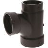 NIBCO 2 in. x 1-1/2 in. x 1-1/2 in. ABS DWV All Hub Sanitary Tee