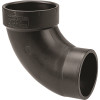 NIBCO 3 in. ABS DWV 90-Degree Spigot x Hub Street Elbow