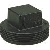 NIBCO 3 in. ABS DWV MIPT Cleanout Plug