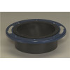 NIBCO 4 In. x 3 In. ABS Reducing Adjustable Closet Flange with Plastic Coated Steel Flange (Hub)