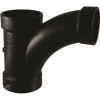 NIBCO 2 in. ABS DWV All Hub Long-Radius Sanitary Tee