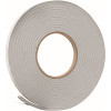 Frost King 3/8 in. x 3/16 in. x 17 ft. Grey Vinyl Foam Weatherseal Tape Frost King 3/8 in. x 3/16 in. x 17 ft. Grey Vinyl Foam Weatherseal Tape