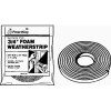 Frost King 3/4 in. x 3/16 in. 17 ft. Grey Vinyl Foam Weather-Seal Self-Stick Tape Frost King 3/4 in. x 3/16 in. 17 ft. Grey Vinyl Foam Weather-Seal Self-Stick Tape