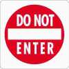 HY-KO 12 in. x 12 in. Aluminum Do Not Enter Street Sign