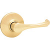 Kwikset Dorian Polished Brass Hall/Closet Door Lever