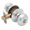 Schlage PLYMOUTH ENTRY LOCKSET F51 SATIN NICKEL