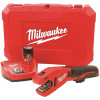 Milwaukee M12 12V Lithium-Ion Cordless Copper Tubing Cutter Kit with 1.5 Ah Battery, Charger and Hard Case