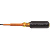 Klein Tools #2 4 in. Round Shank Insulated Phillips Head Screwdriver with Cushion Grip Handle Klein Tools #2 4 in. Round Shank Insulated Phillips Head Screwdriver with Cushion Grip Handle