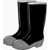 CLC Men's Size 10 Black PVC Rain Boot