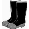 CLC Men's Size 13 Black Plain Toe PVC Rain Boots (1 Pair)