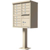 Florence Vital Series Sandstone Cluster Box Unit with 12-Mailboxes, 1-Outgoing Mail, 1-Parcel Locker Florence Vital Series Sandstone Cluster Box Unit with 12-Mailboxes, 1-Outgoing Mail, 1-Parcel Locker