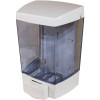 Renown 1360 ml. White See-Through Tank Soap Dispenser