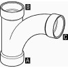 NIBCO 1-1/2 in. PVC DWV All Hub Long-Radius Combination Tee-Wye Fitting NIBCO 1-1/2 in. PVC DWV All Hub Long-Radius Combination Tee-Wye Fitting