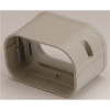 RectorSeal 3.75 in. Duct Width Coupler in Ivory