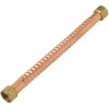 BrassCraft 3/4 in. FIP x 3/4 in. FIP x 12 in. Copper Water Heater Connector 7/8 in. OD