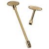 Blue Flame 12 in. Universal Gas Valve Key in Polished Brass