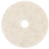 3M 20 in. Natural Blend White Floor Pad (5-Count)