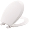 BEMIS Lift-Off Round Closed Front Toilet Seat in White
