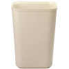 Rubbermaid Commercial Products 10 Gal. Beige Rectangular Fire-Resistant Trash Can