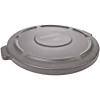 Rubbermaid Commercial Products Lid Only - Brute 44 Gal. Grey Round Vented Trash Can Lid