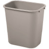 Rubbermaid Commercial Products 7 gal. Gray Rectangular Deskside Trash Can