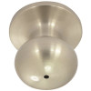 BETTER HOME PRODUCTS NOE VALLEY PRIVACY SET MUSHROOM KNOB SATIN NICKEL